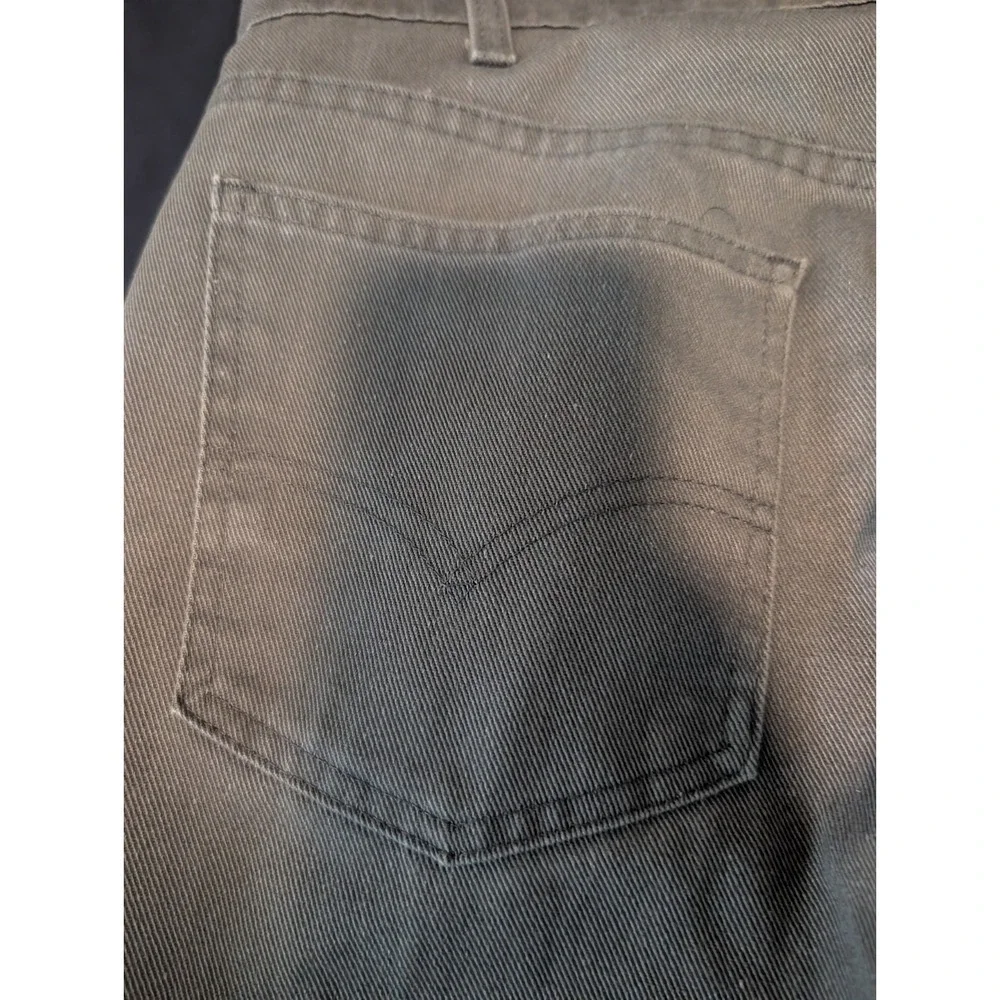 Levi Strauss & Co Mens Gray Denim Jeans Regular Fit Straight 504 Size 40x32
